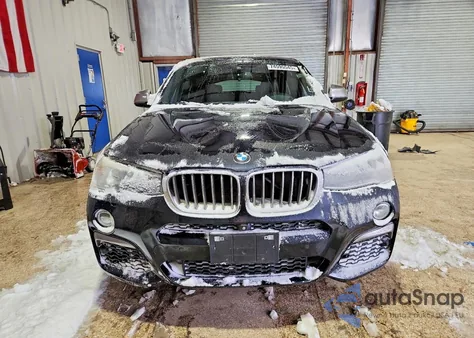 2017 BMW X4 xDrivem40I z USA, uszkodzony, nr VIN 5UXXW7C59H0U25496